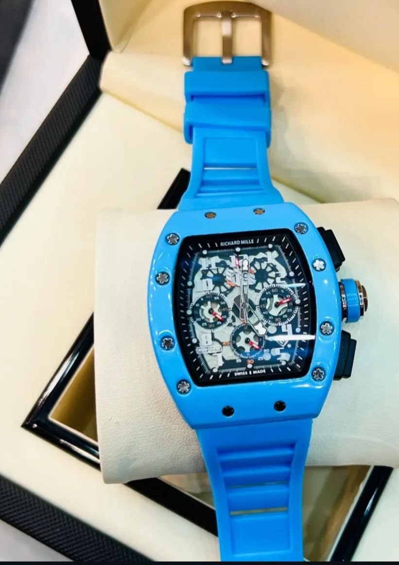 Montre Richard Mille Style – Édition Sport Bleu Montre Richard Mille Style – Édition Sport Bleu - Image 2