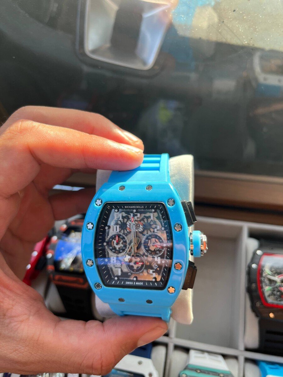 Montre Richard Mille Style – Édition Sport Bleu Montre Richard Mille Style – Édition Sport Bleu - Image 3