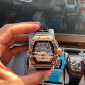 Montre Squelette  RM – Édition Orange